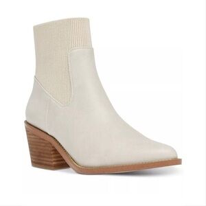 Dolce Vita Olystia Neutral Faux Leather Booties 9.5
